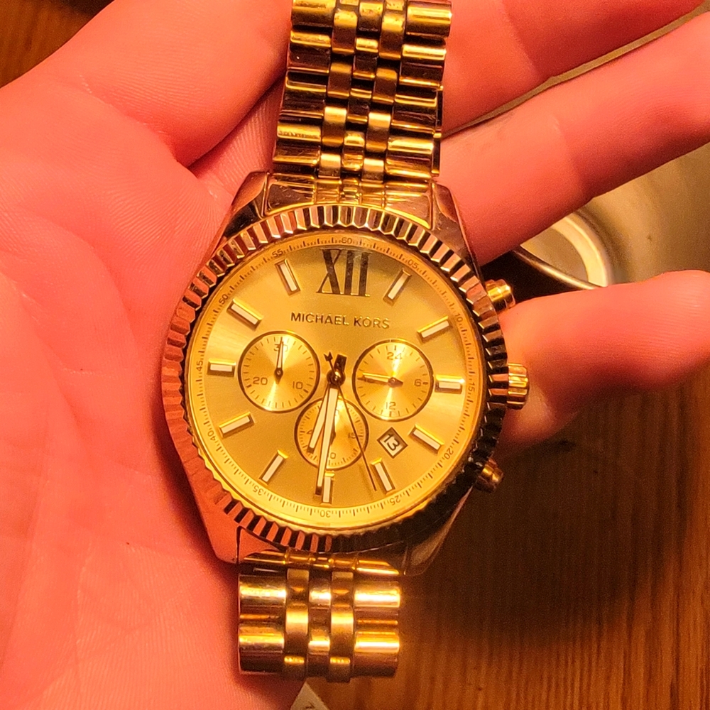 Gold watch